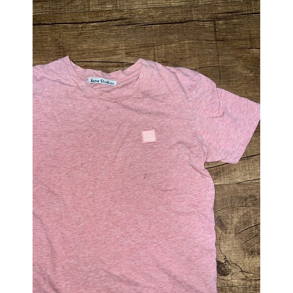 Acne studios muted marled red classic tee - Picture 4 of 8